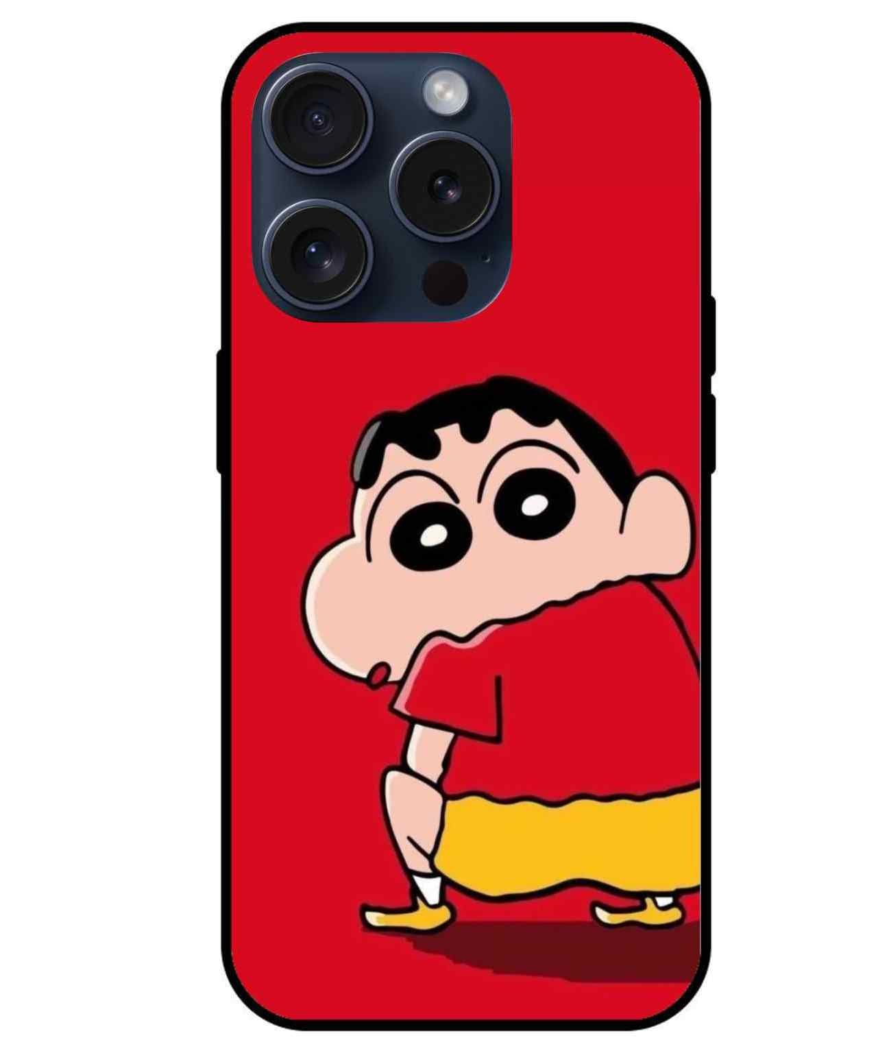 Shinchan Glass Back Cover