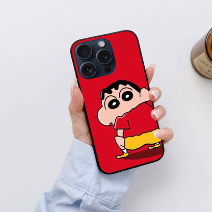 Shinchan Glass Back Cover