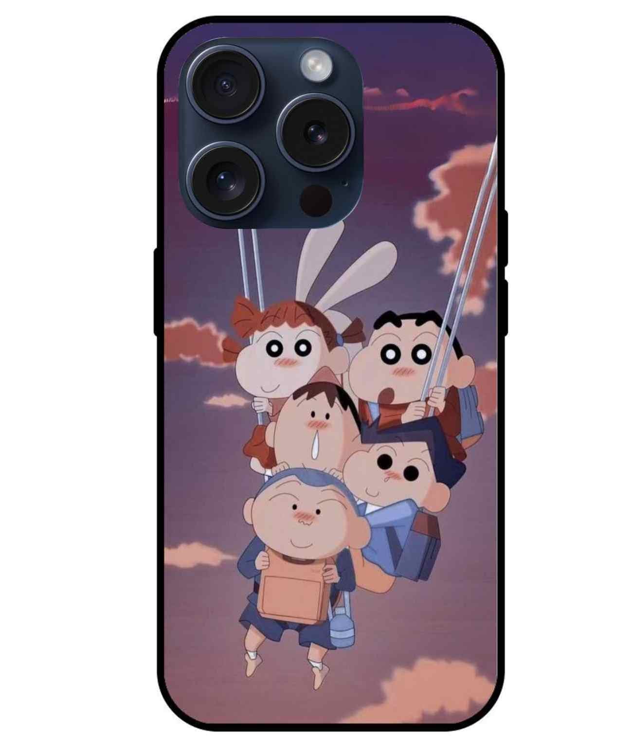 Shinchan Glass Back Cover