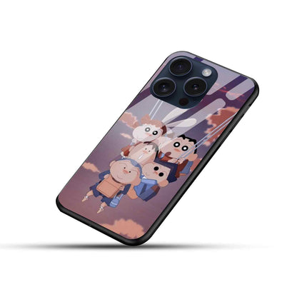 Shinchan Glass Back Cover