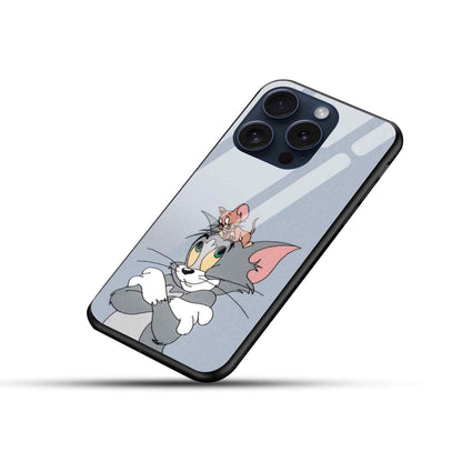 Tom and Jerry Glass Back Cover