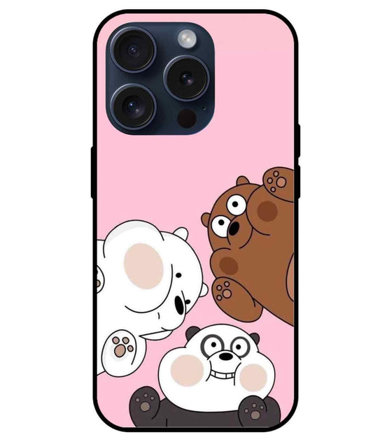 We Bare Bears Glass Back Cover