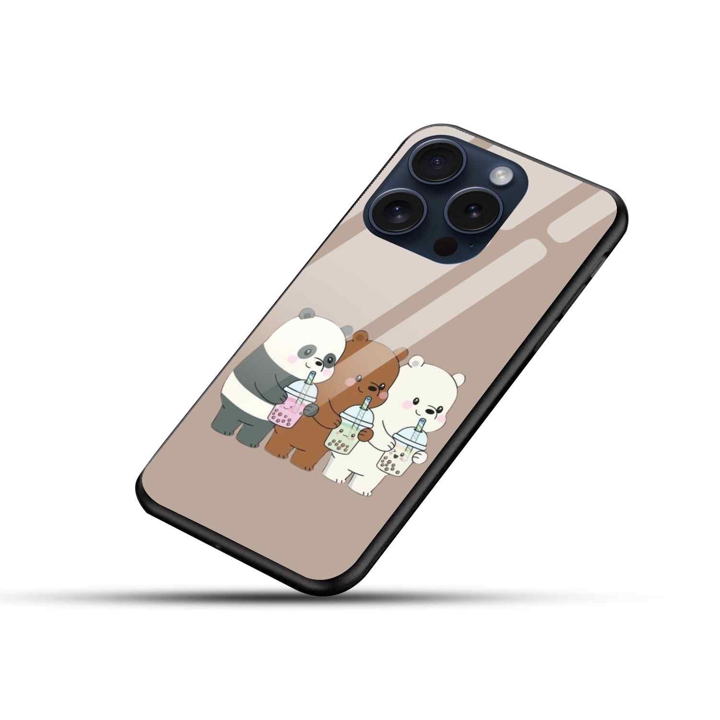 We Bare Bears Glass Back Cover