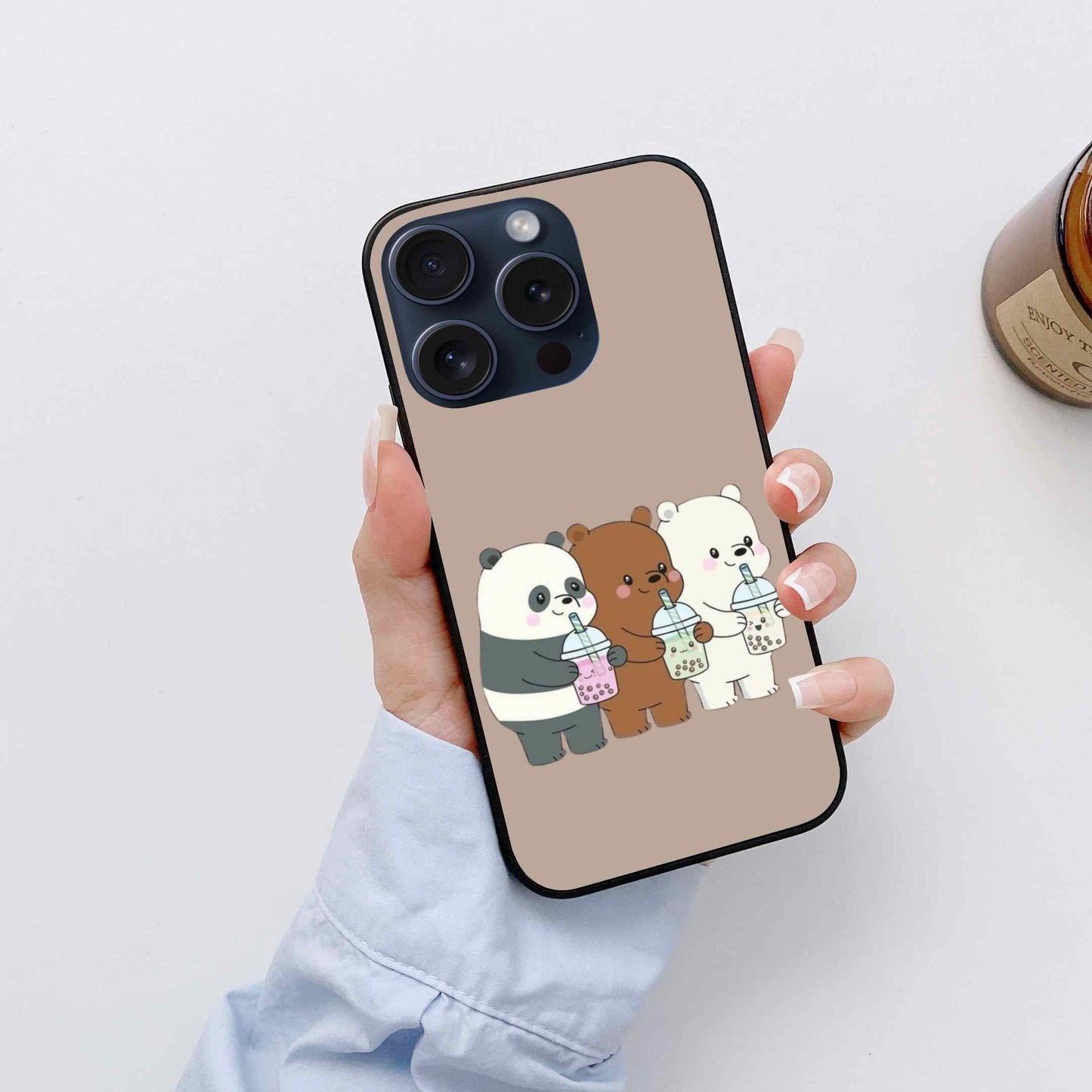 We Bare Bears Glass Back Cover