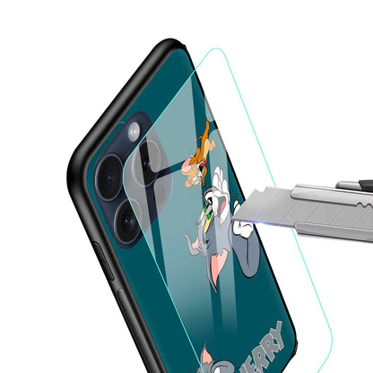 Tom and Jerry Glass Back Cover