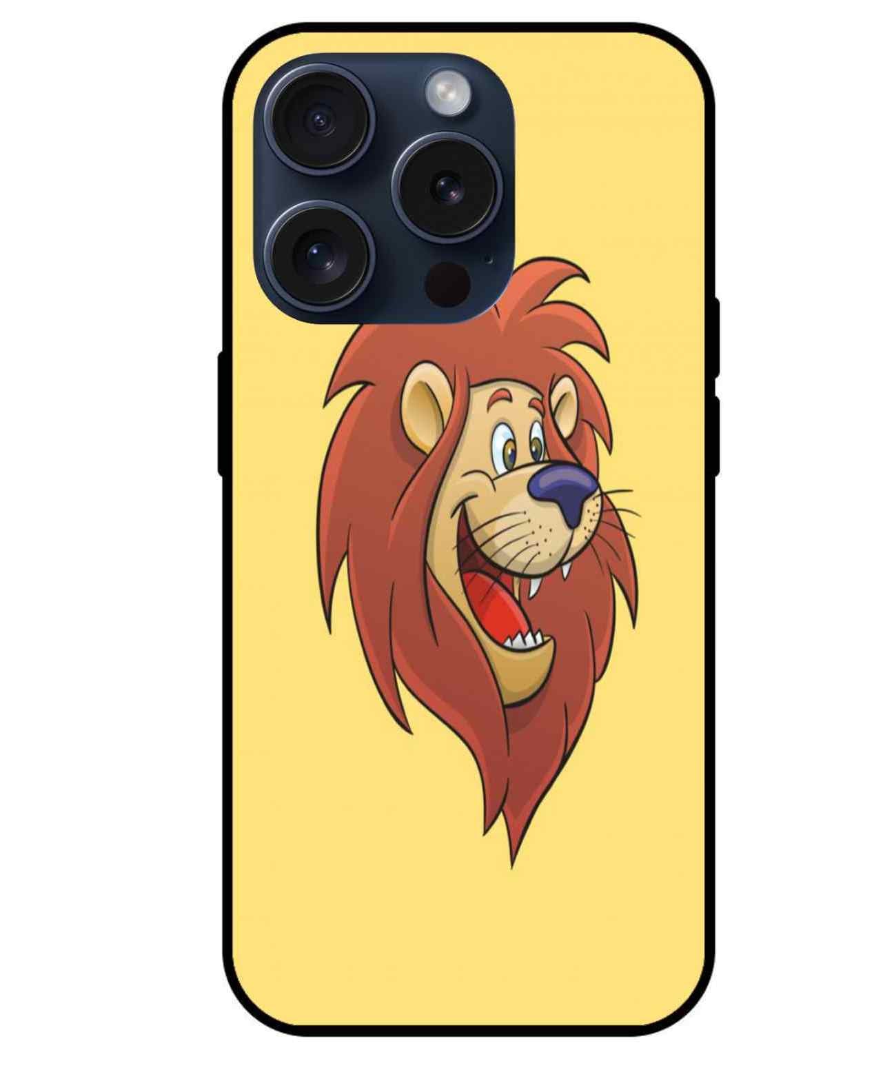 Lion Glass Back Cover