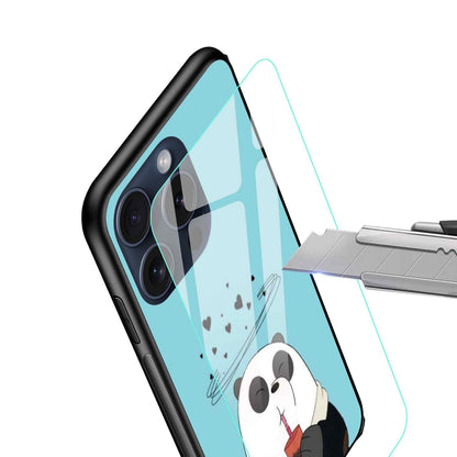 We bare bears Glass Back Cover