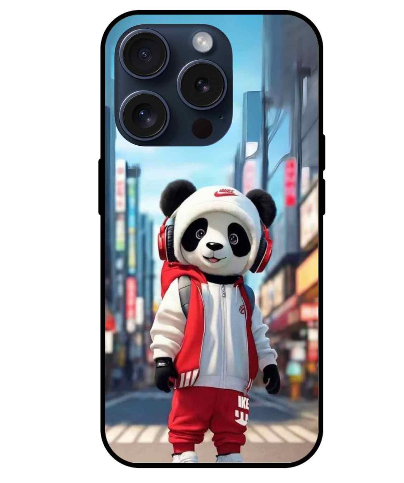 Panda Glass back cover