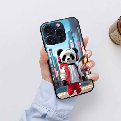 Panda Glass back cover