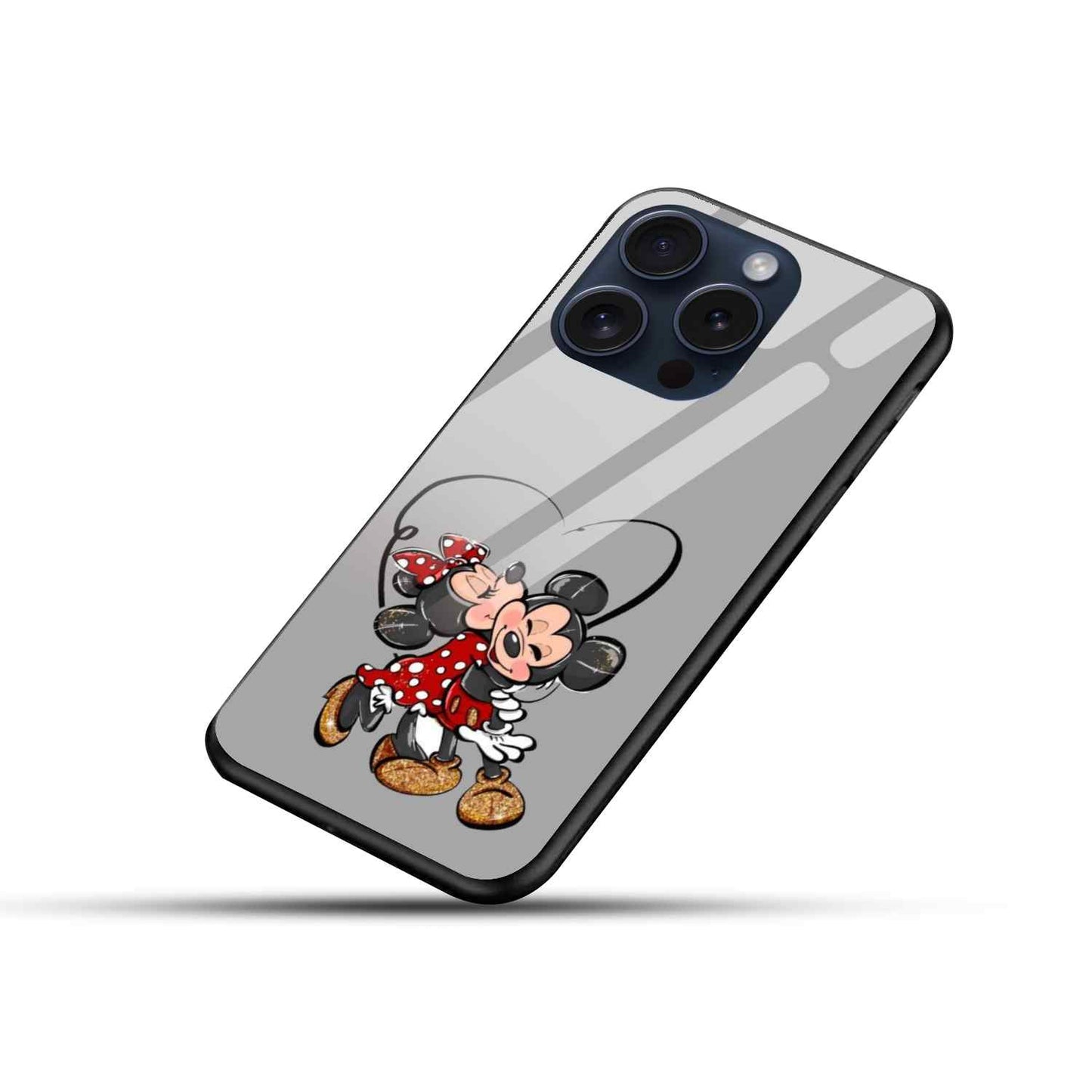 Mickey and Minnie Mouse Glass Back Cover