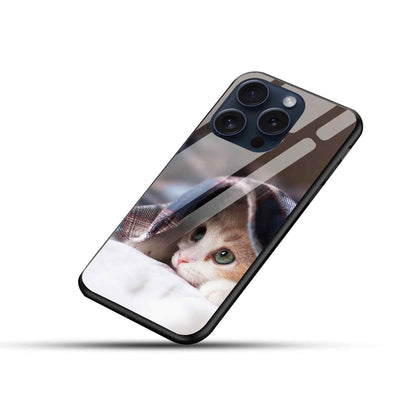 Cat Glass Back Cover