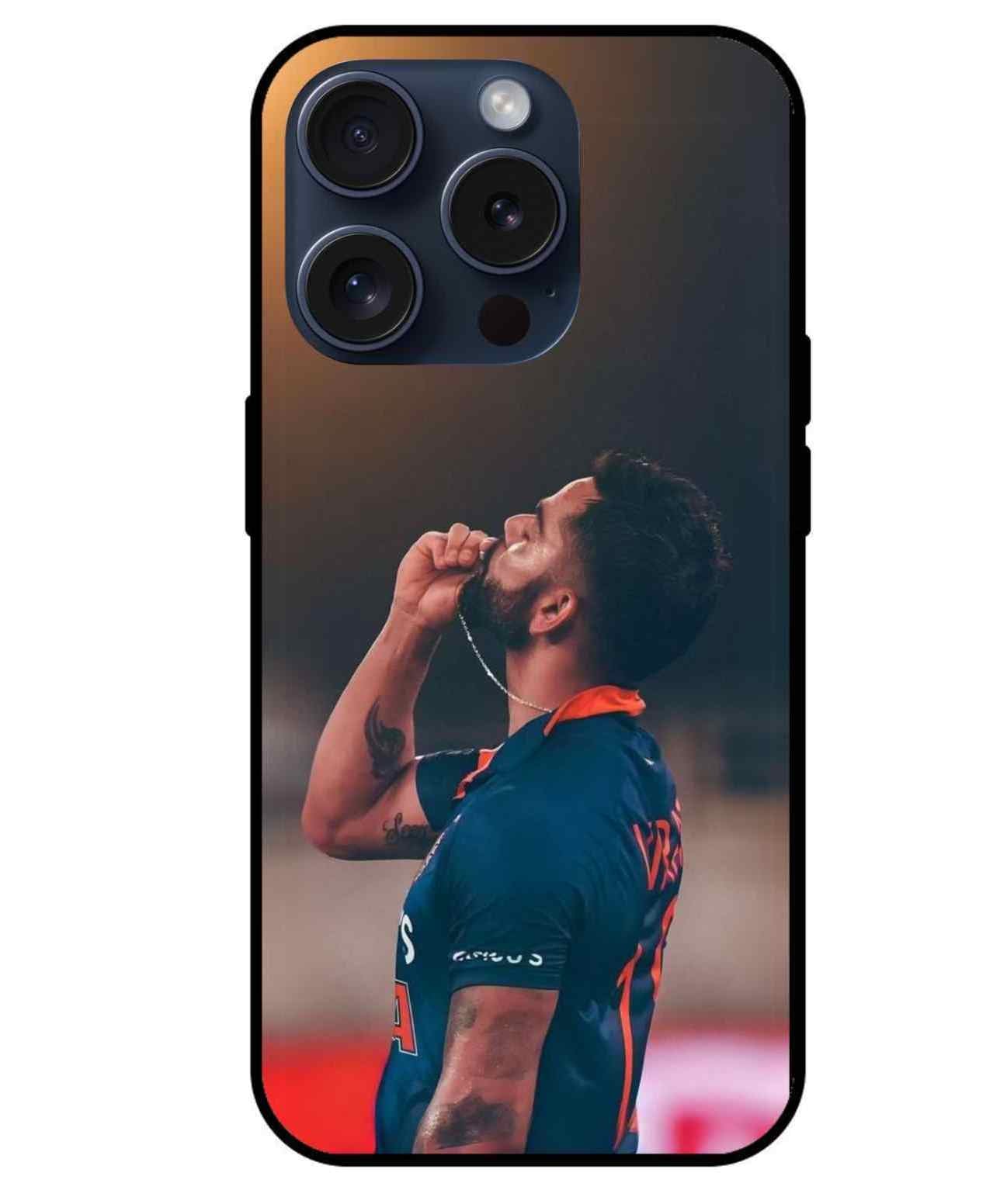 Virat Kohli Glass Back Cover