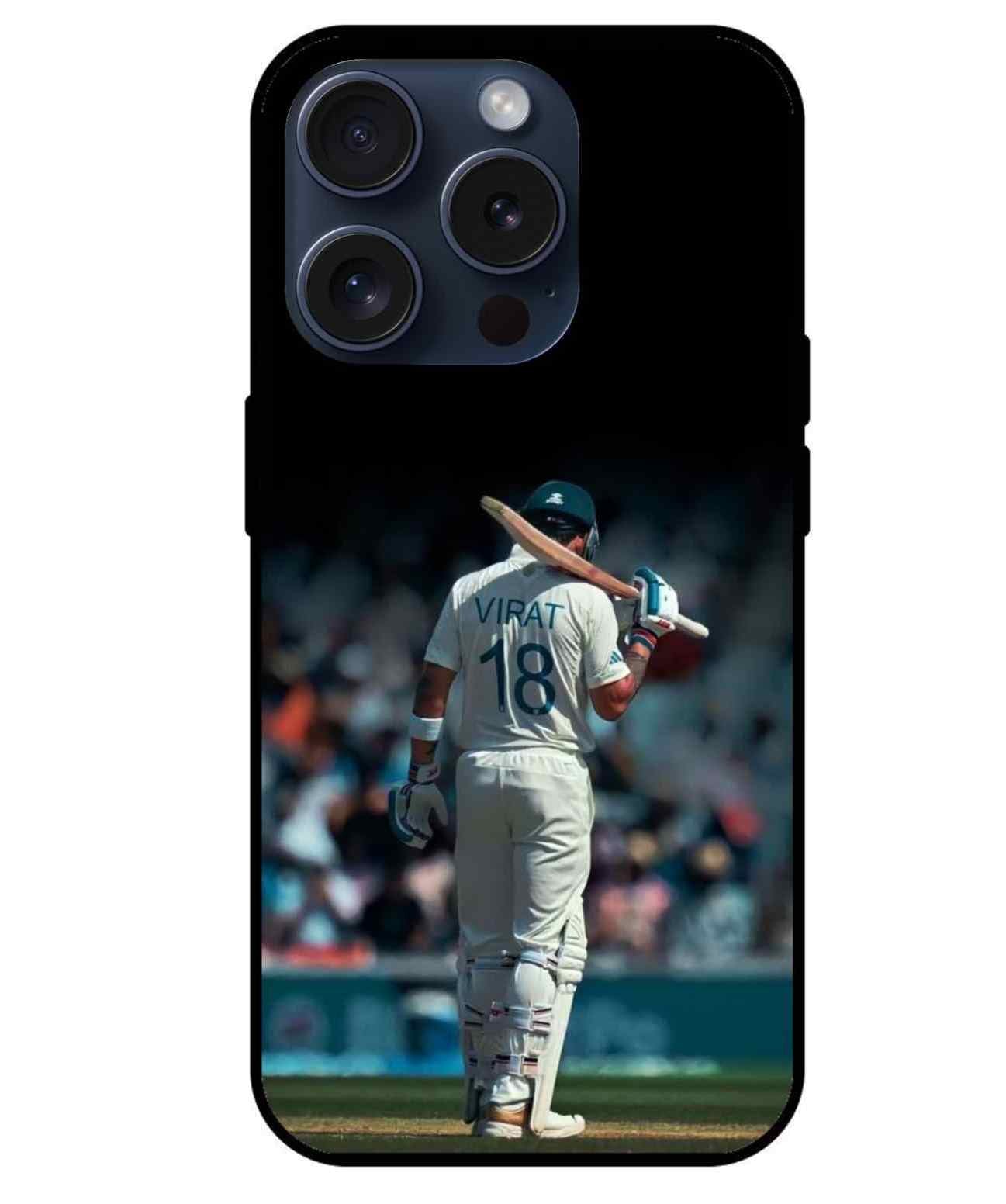 Virat Kohli Glass Back Cover