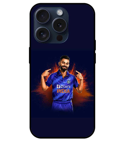 Virat Kohli Glass Back Cover