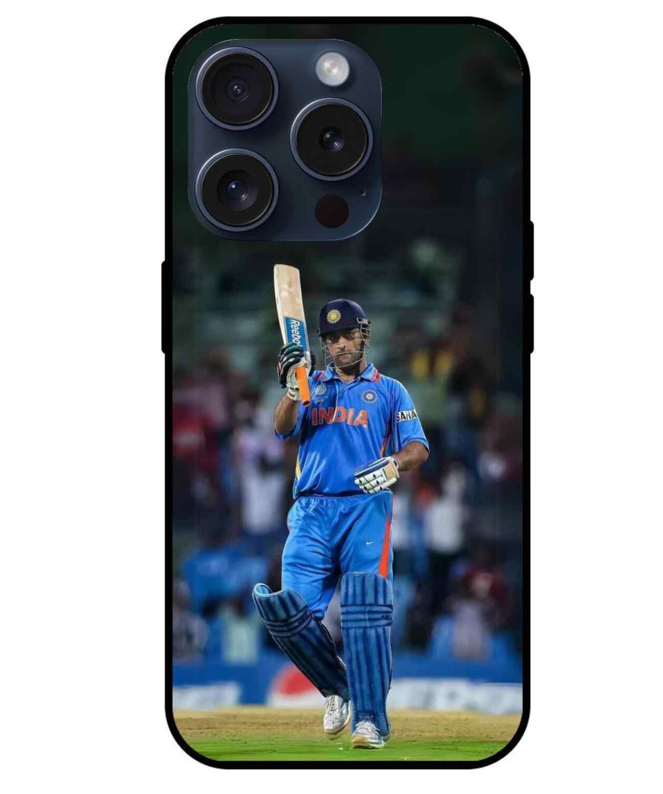 Dhoni Glass Back Cover