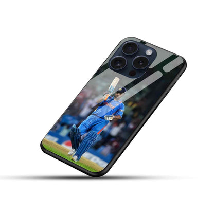 Dhoni Glass Back Cover