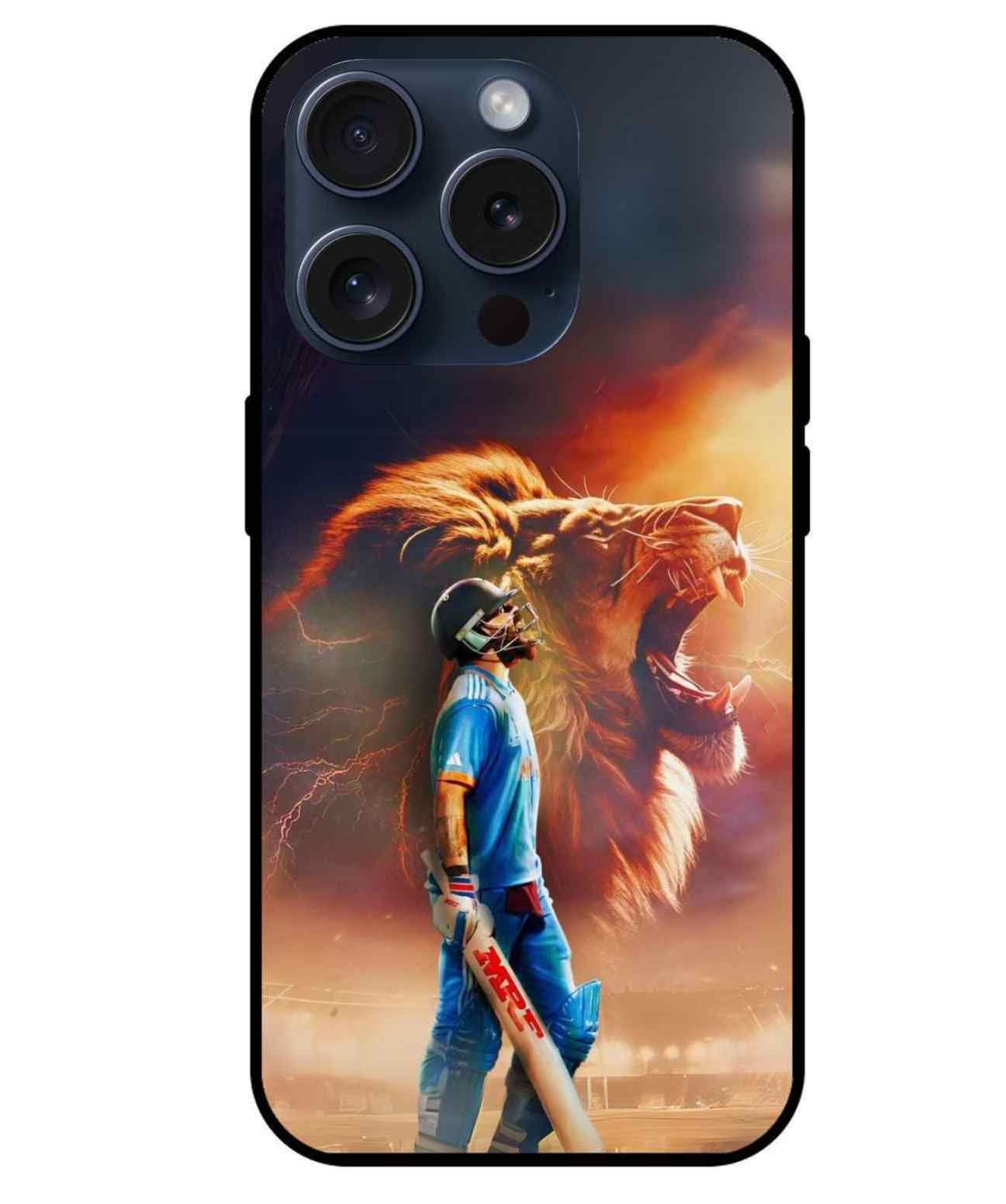 Virat Kohli Glass Back Cover