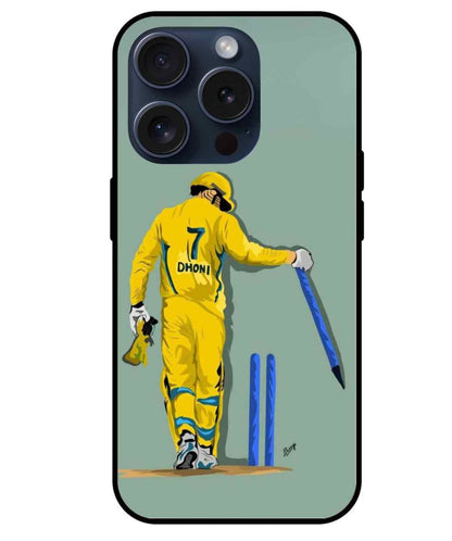 Dhoni Glass Back Cover