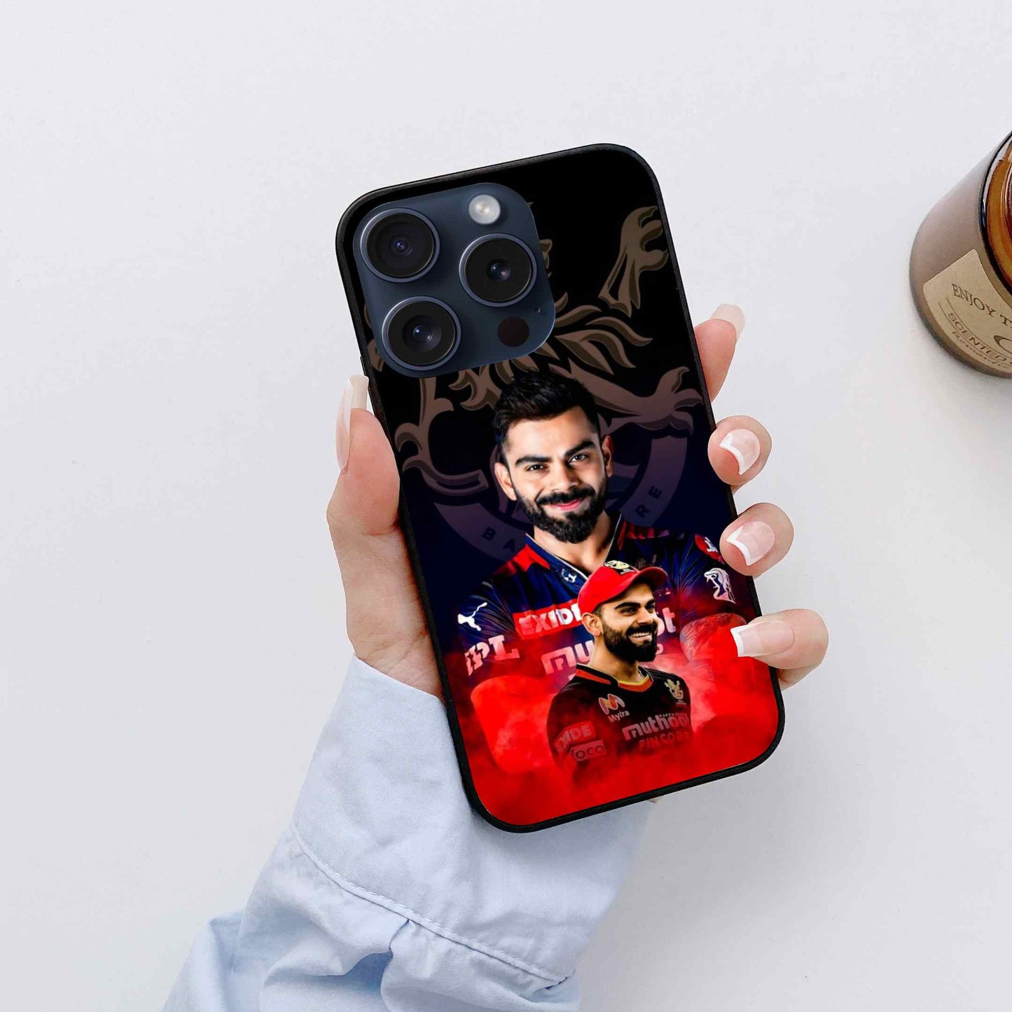 Virat Kohli Glass Back Cover