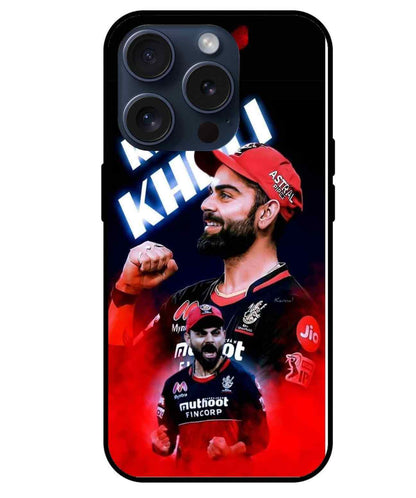 Virat Kohli Glass Back Cover