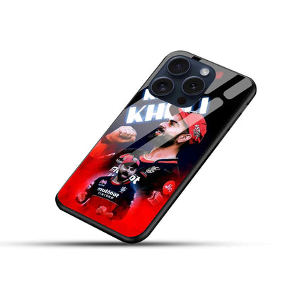 Virat Kohli Glass Back Cover