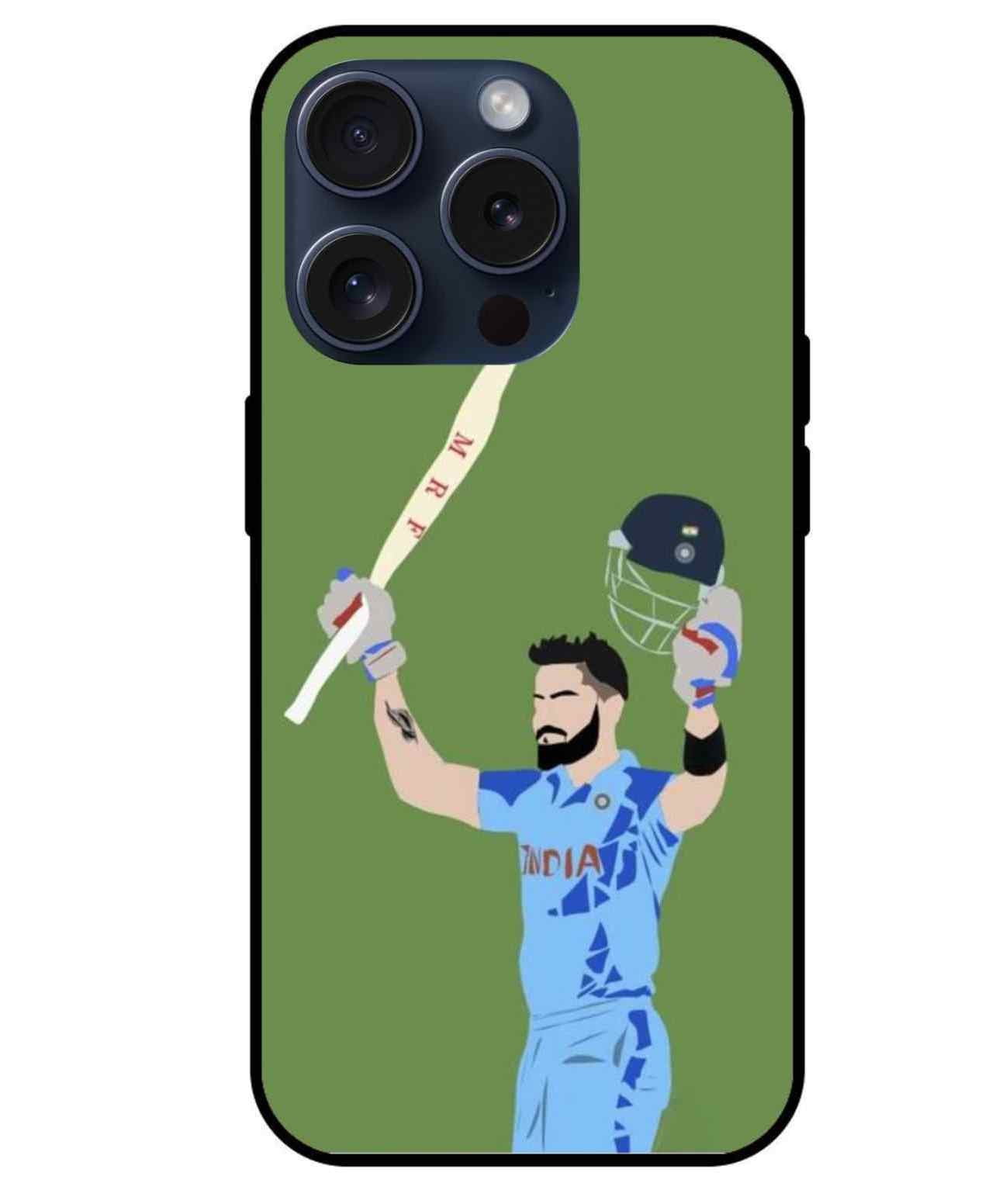 Virat Kohli Glass Back Cover