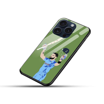 Virat Kohli Glass Back Cover