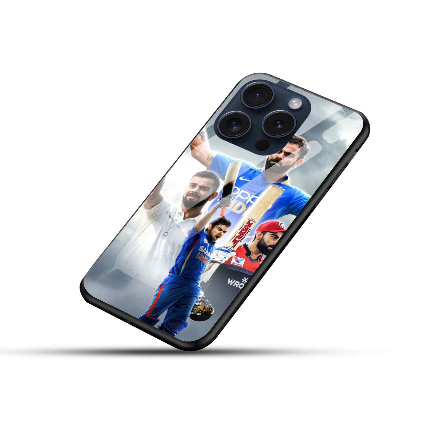 Virat Kohli Glass Back Cover