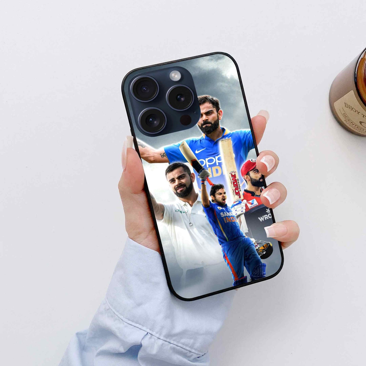 Virat Kohli Glass Back Cover