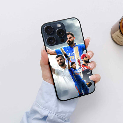 Virat Kohli Glass Back Cover