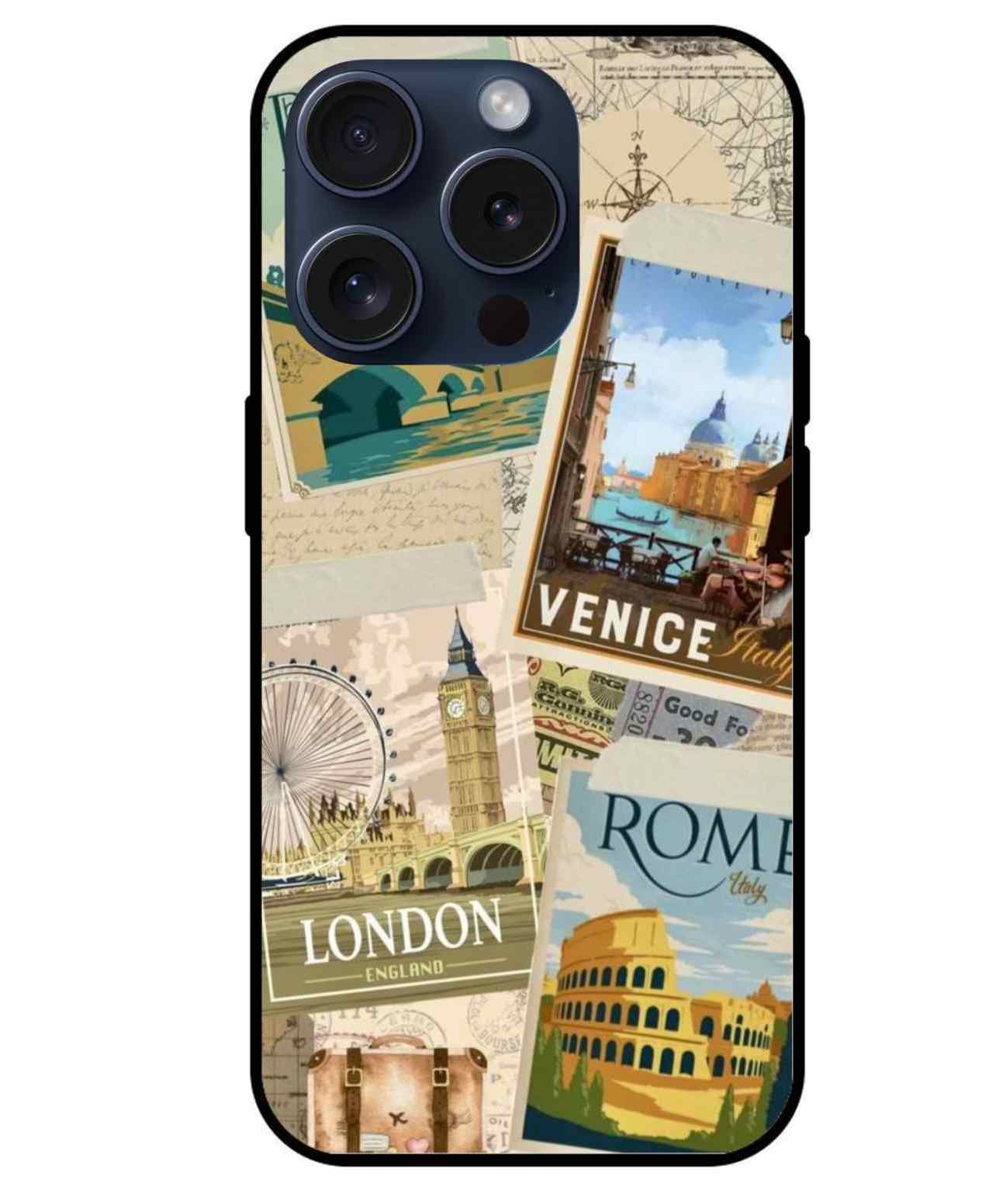 Travel  Glass Back Cover