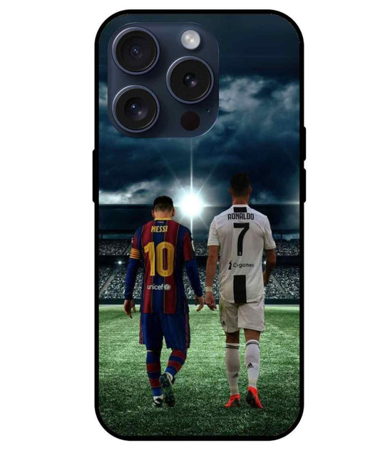 Ronaldo and messi Glass back cover