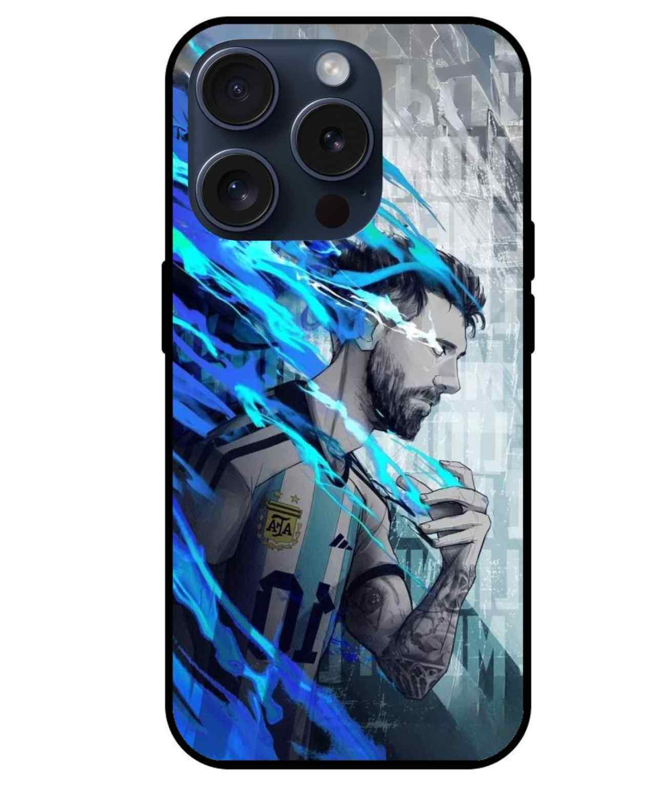 Messi Glass back cover