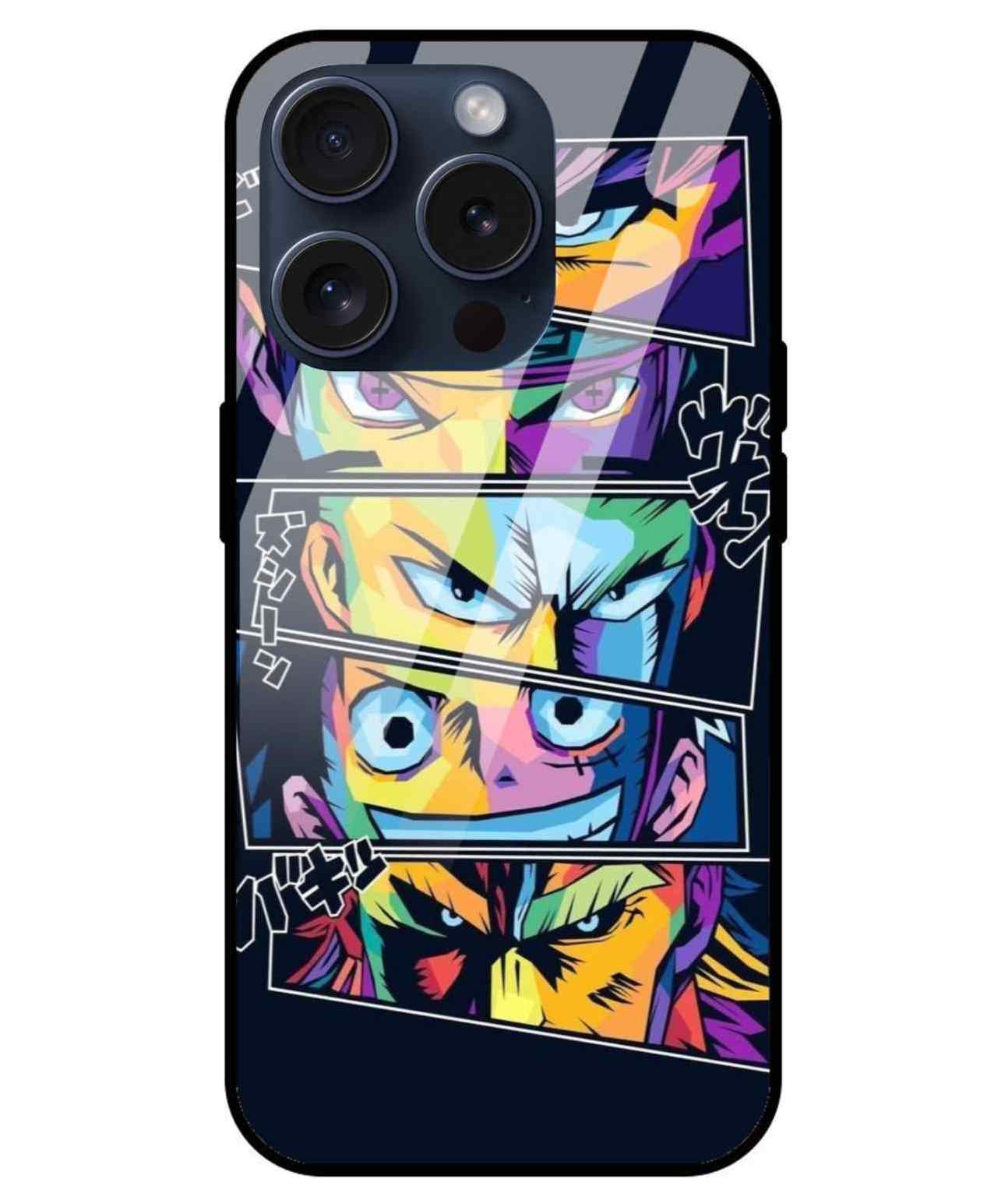 Anime Colour Glass Back Cover