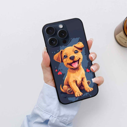 Dog Design Trending Glossy Glass Cover