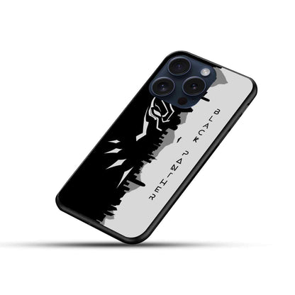 Black Panther Trending Glossy Glass Cover