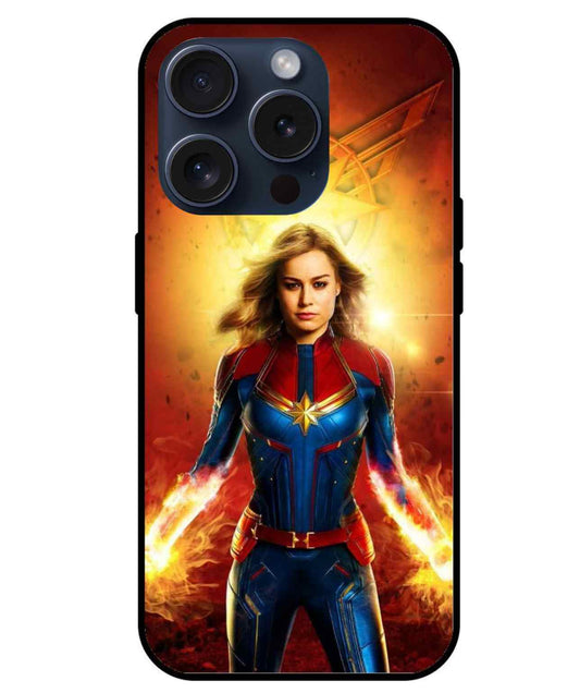 CAPTAIN MARVEL Trending Glossy Glass Cover