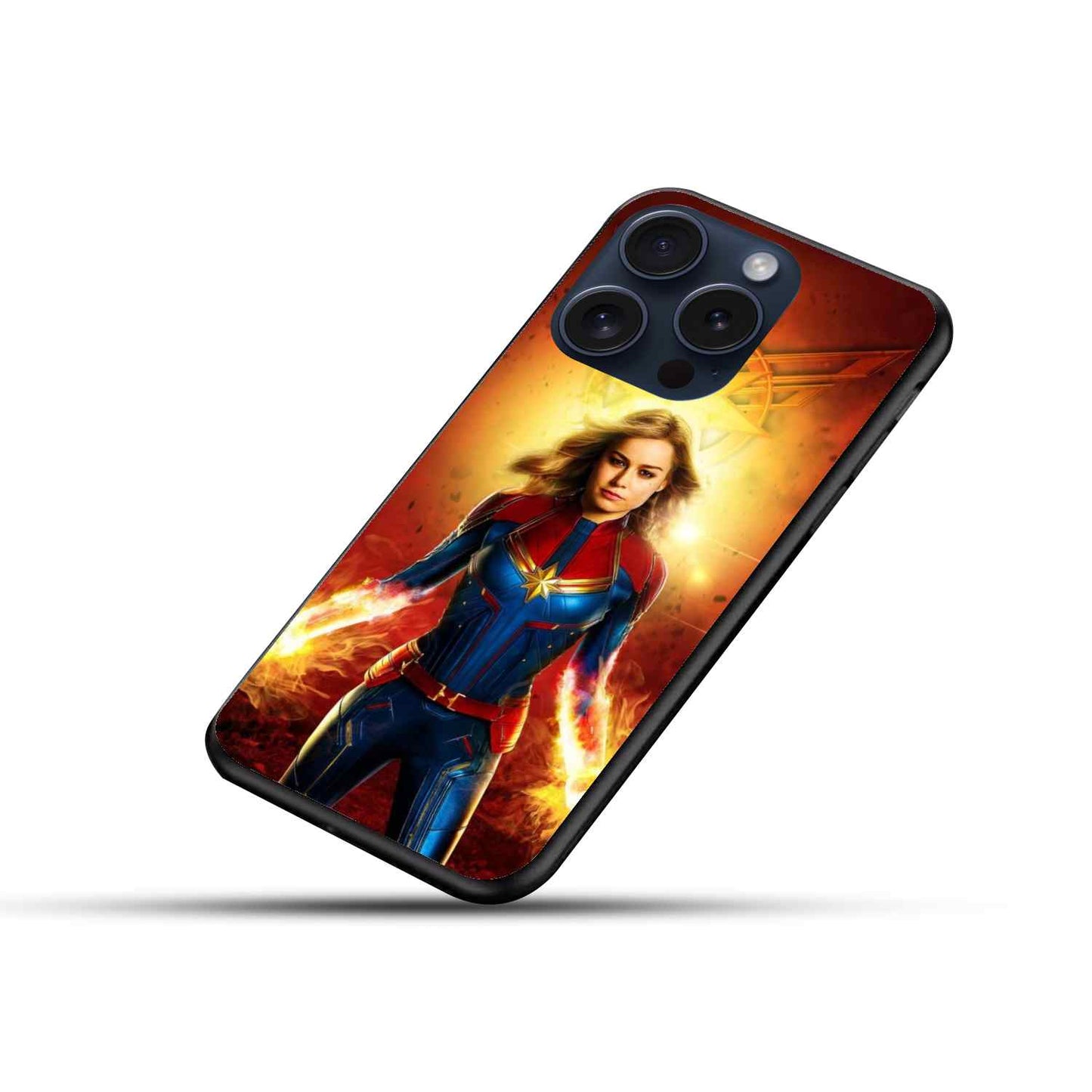 CAPTAIN MARVEL Trending Glossy Glass Cover