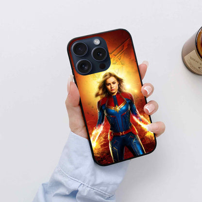 CAPTAIN MARVEL Trending Glossy Glass Cover