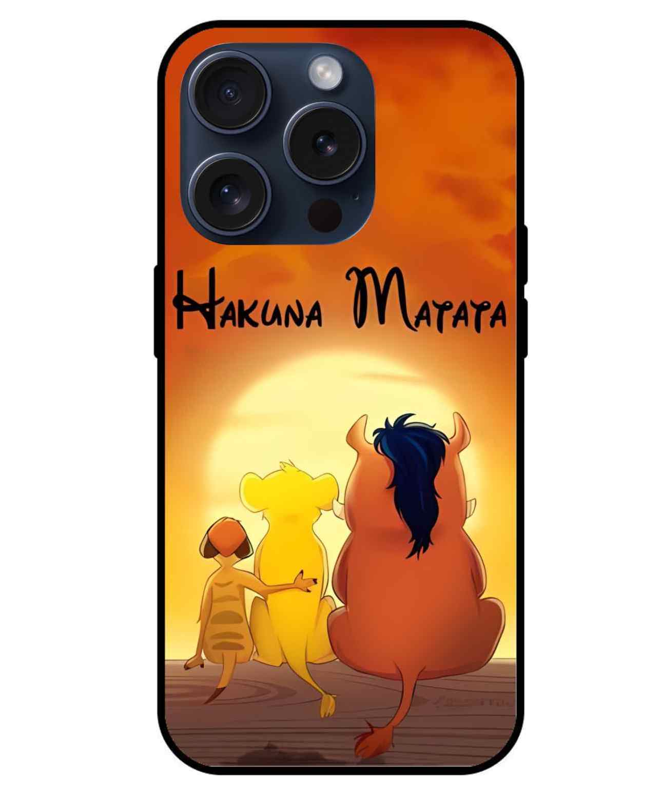 HAKUNA MATATA Trending Glossy Glass Cover