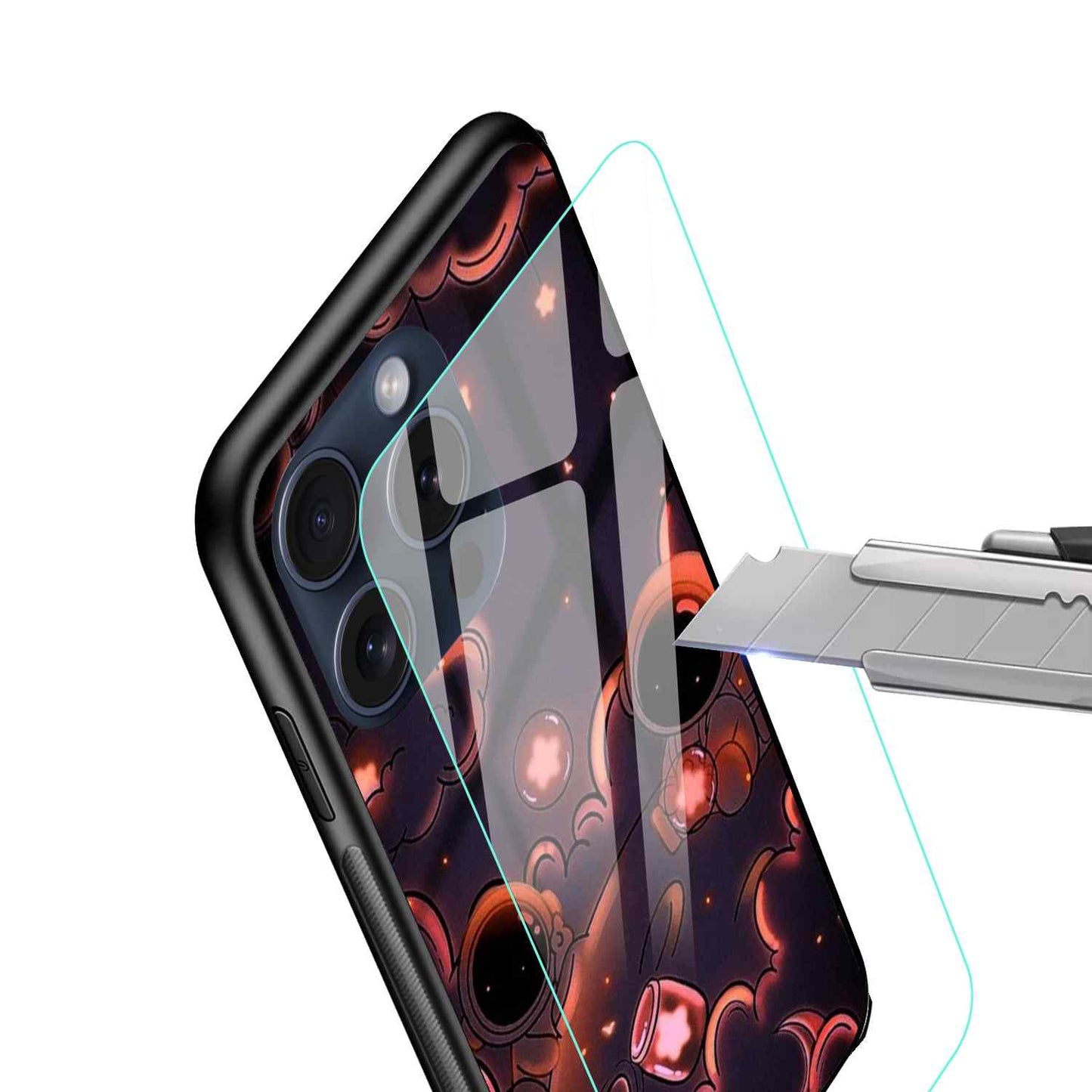 SPACE Trending Glossy Glass Cover