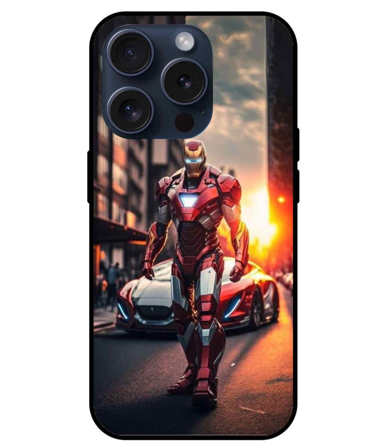 Iron Man Glossy Glass Cover