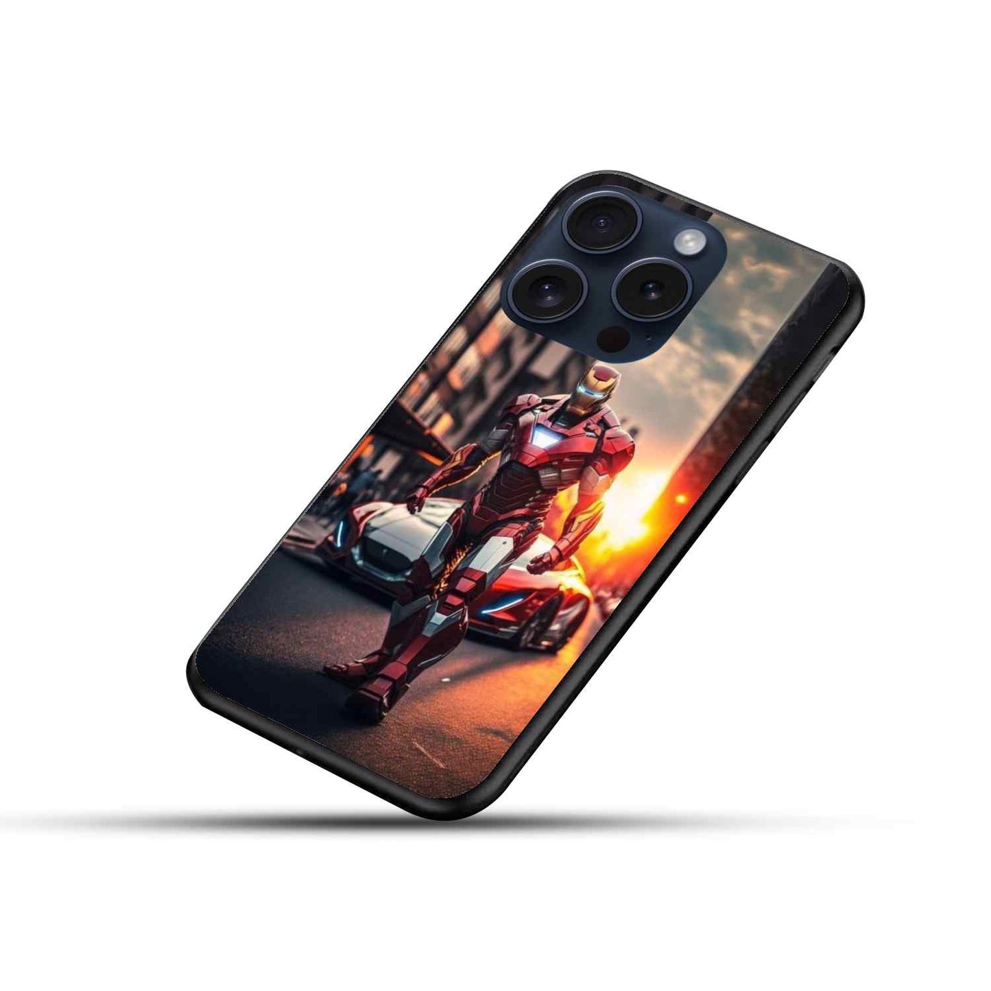 Iron Man Glossy Glass Cover