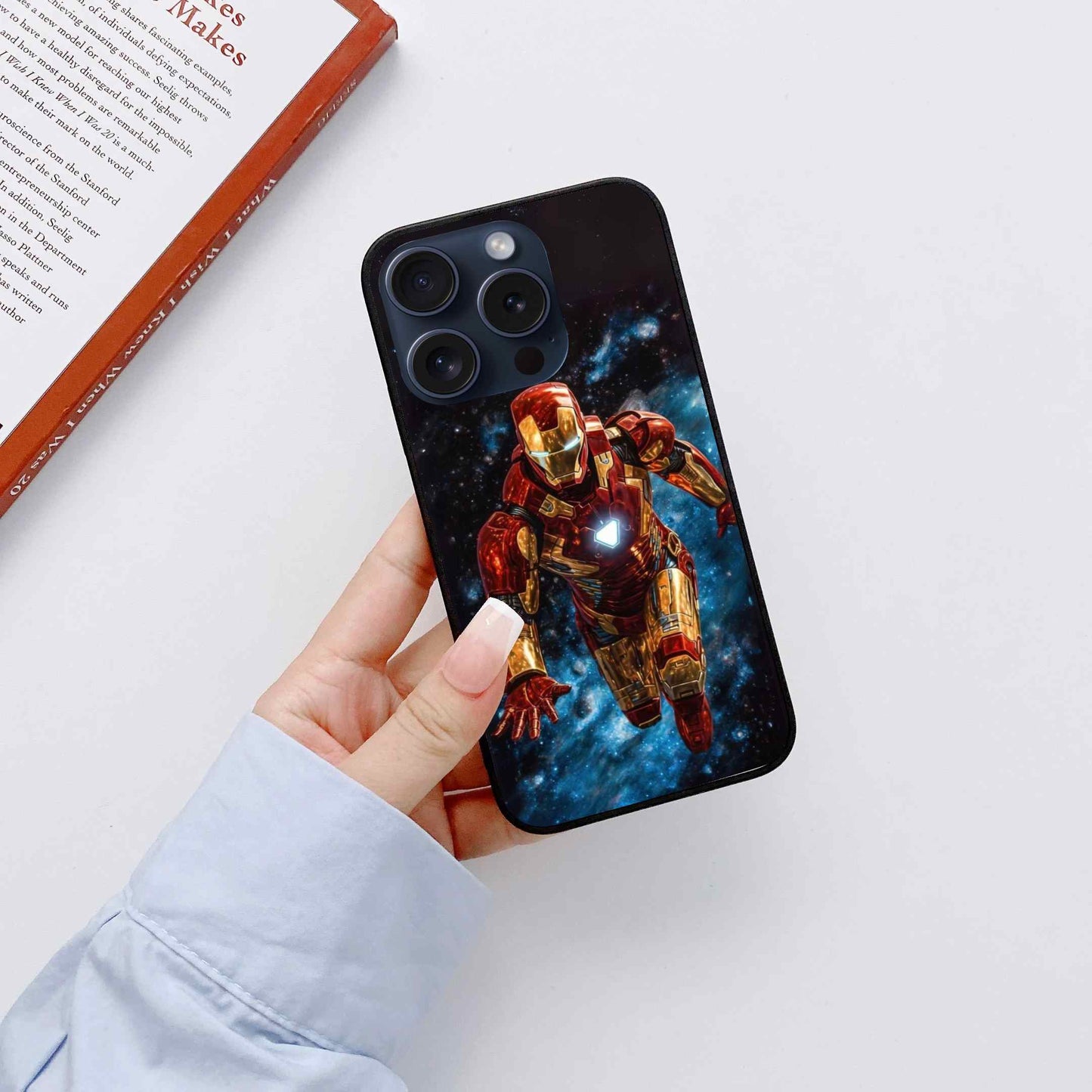 Iron Man Glossy Glass Cover