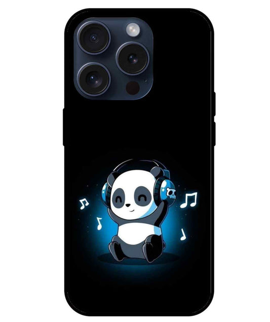 Panda Glossy Glass Cover