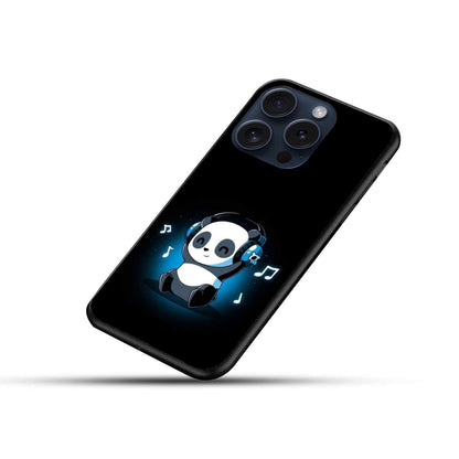 Panda Glossy Glass Cover