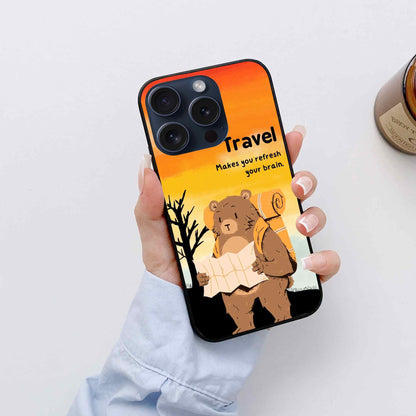 Travel Glossy Glass Cover