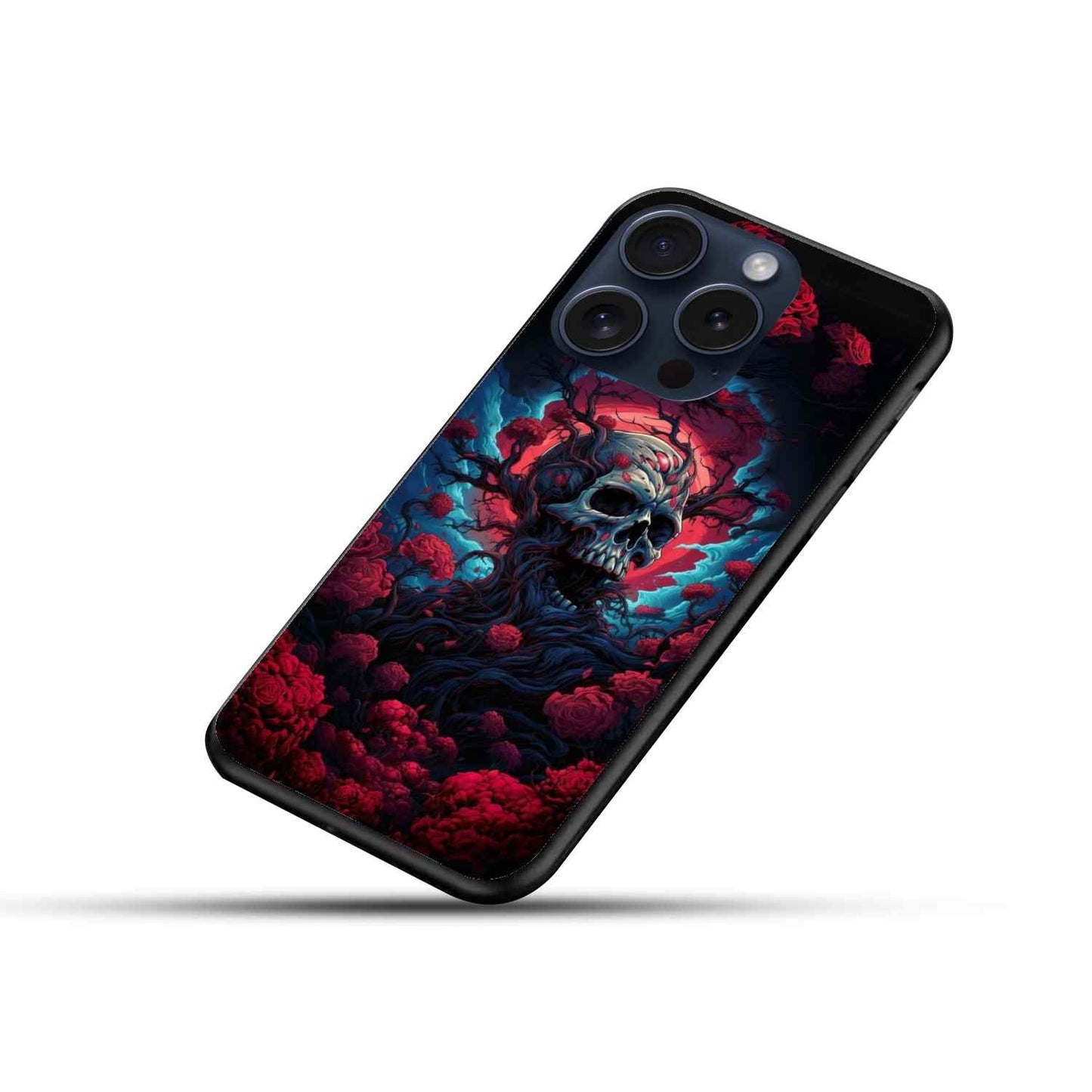 Skull Glossy Glass Cover