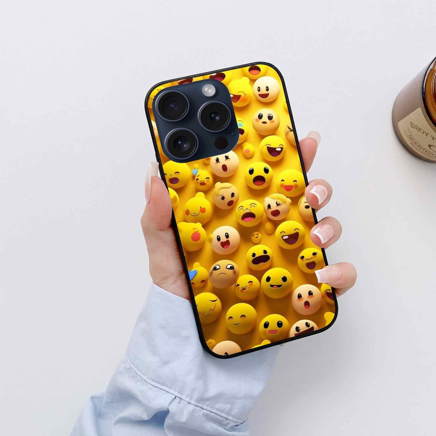 EMOJI Glossy Glass Cover