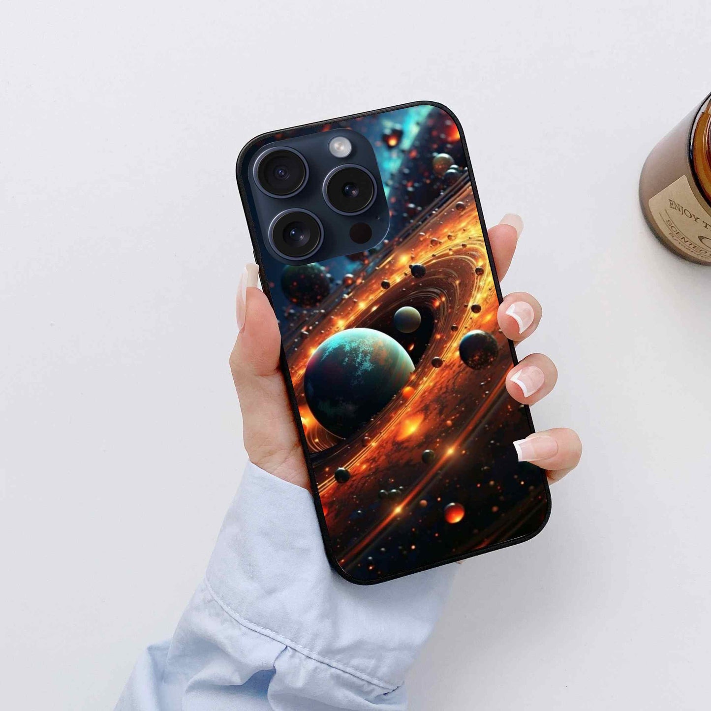 SPACE Glossy Glass Cover